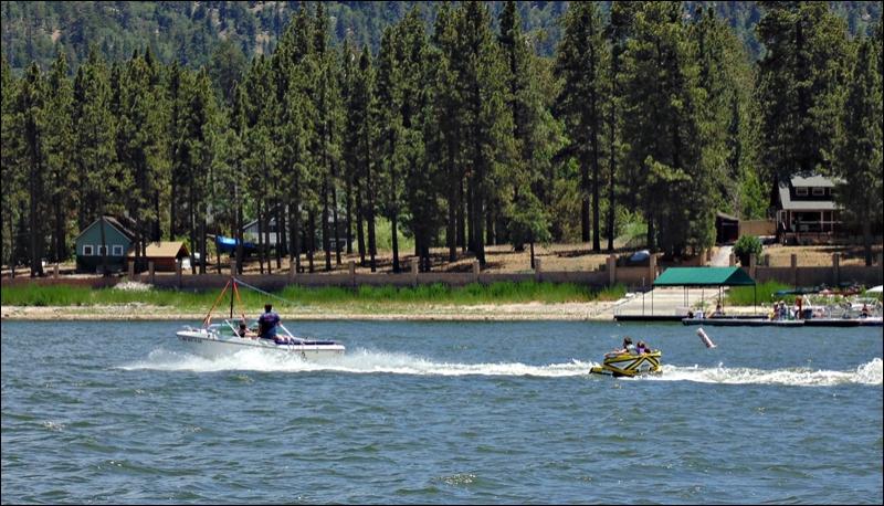 wak boardin in big bear lake - boat rentals at holloways marina
