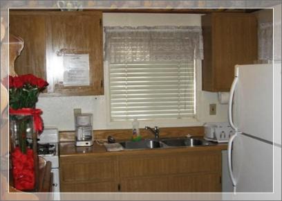 kitchen of cabin #7